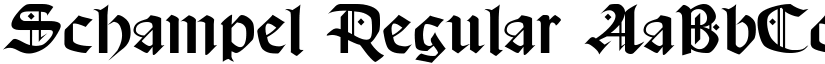 Schampel font download