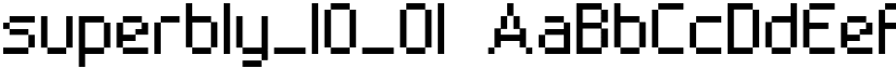 superbly_10_01 font
