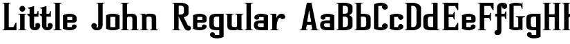 Little John font download
