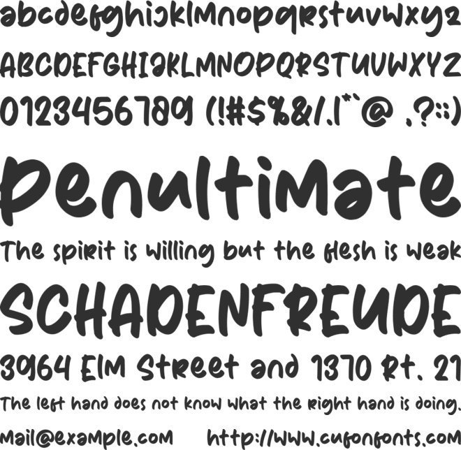 Playdates font preview
