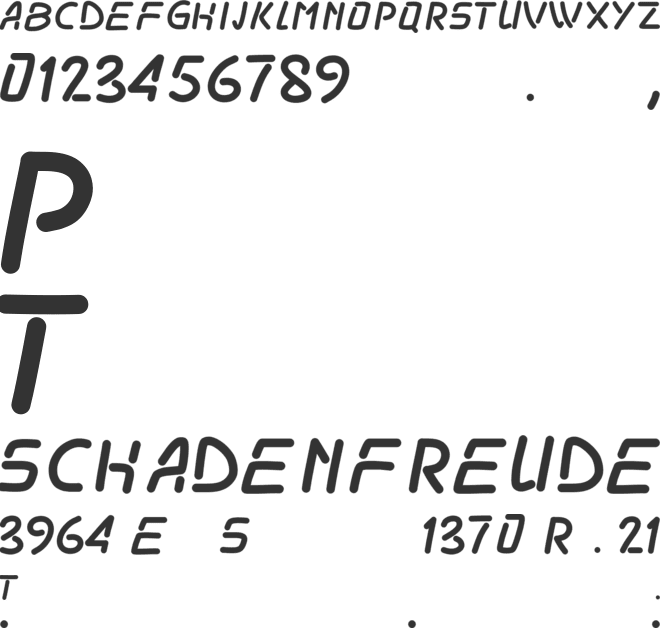 PWOdissey font preview