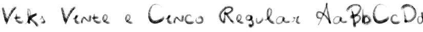 Vtks Vinte e Cinco Regular font