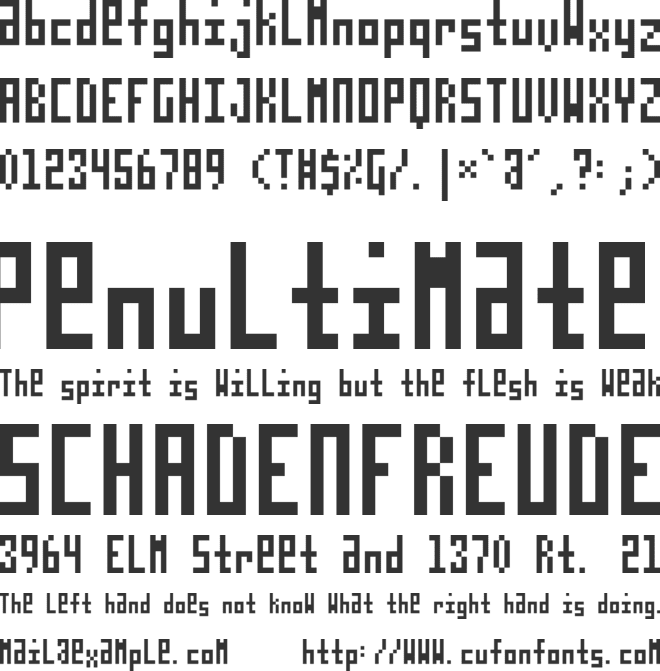TPF Ploxx font preview