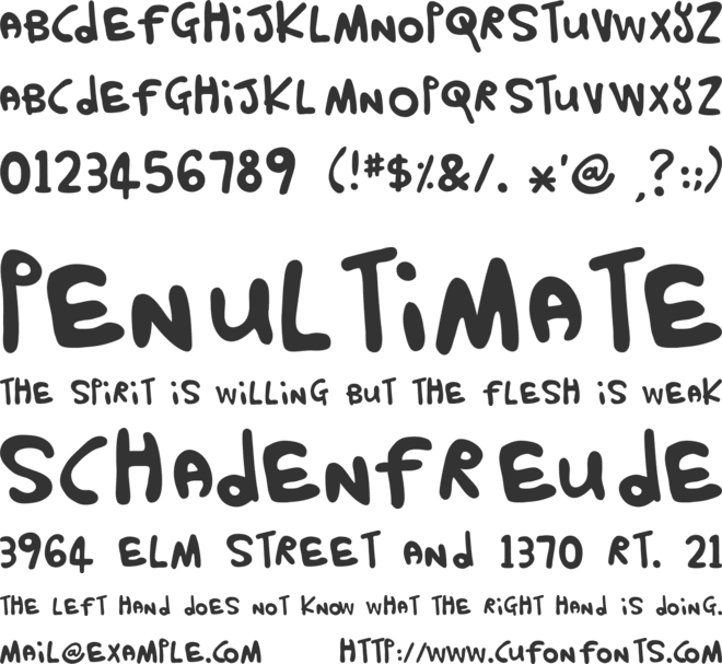 HARU_BIRU font preview