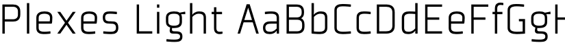Plexes Light font