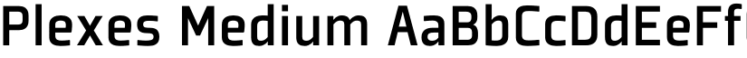Plexes Medium font