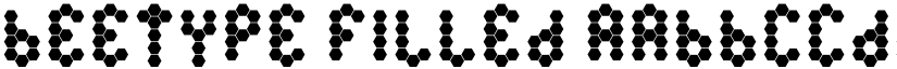 Beetype Filled font