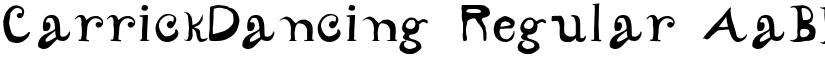 CarrickDancing Regular font