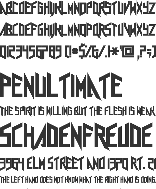 Agra Axera font preview