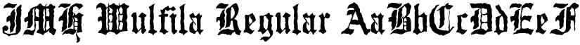 JMH Wulfila Regular font