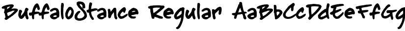 BuffaloStance Regular font