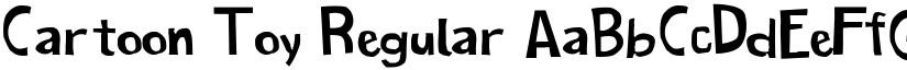 Cartoon Toy Regular font