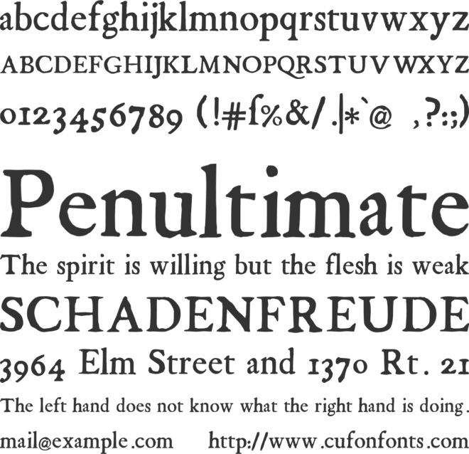 KisMiklos font preview