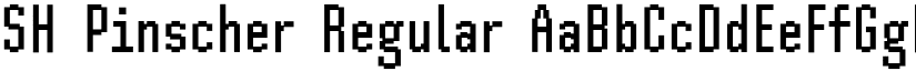 SH Pinscher Regular font