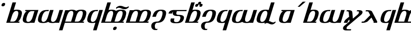 TengwarOptimeDiagon Regular font