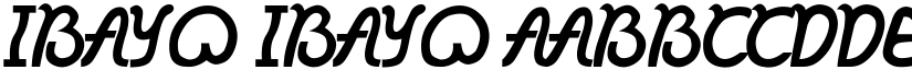 IBAYO font download
