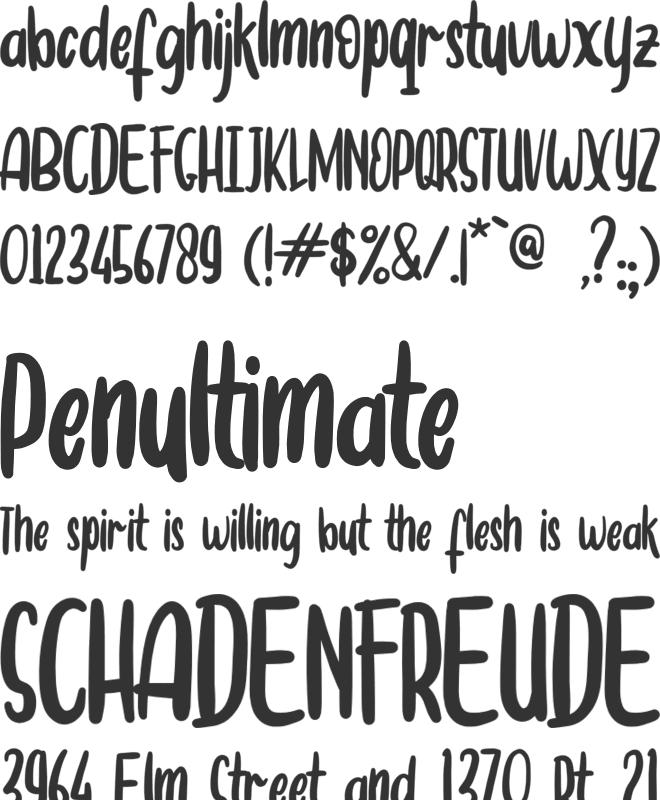 Sleepy_Owl font preview