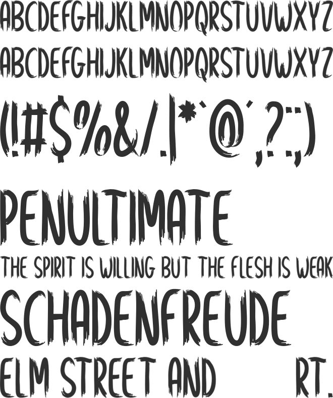 Summer - Free font preview