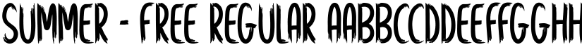 Summer - Free Regular font