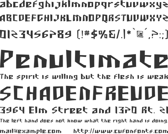 SF Junk Culture font preview