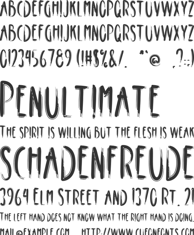 Lomanos Brush Two font preview