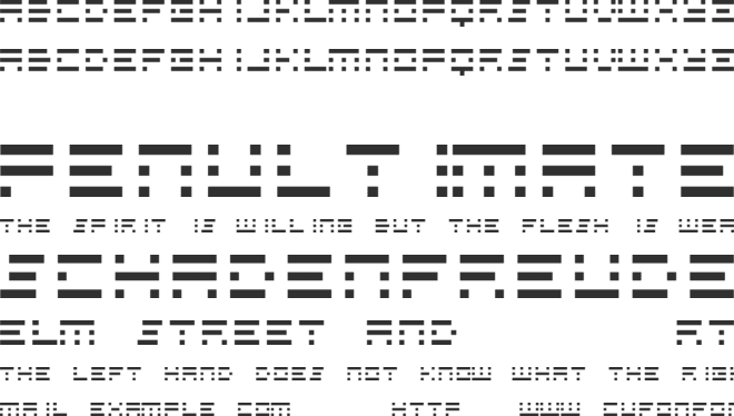 Assys font preview