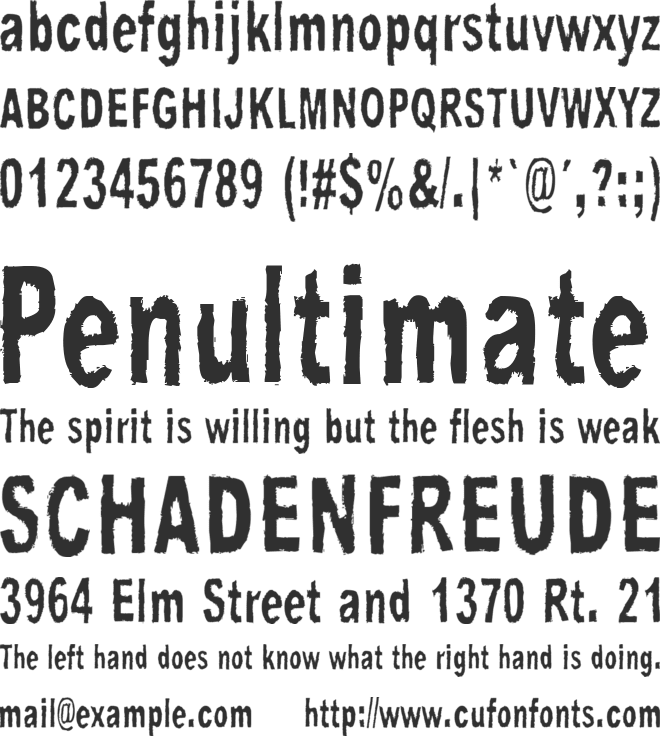 Pelvisthemorko font preview