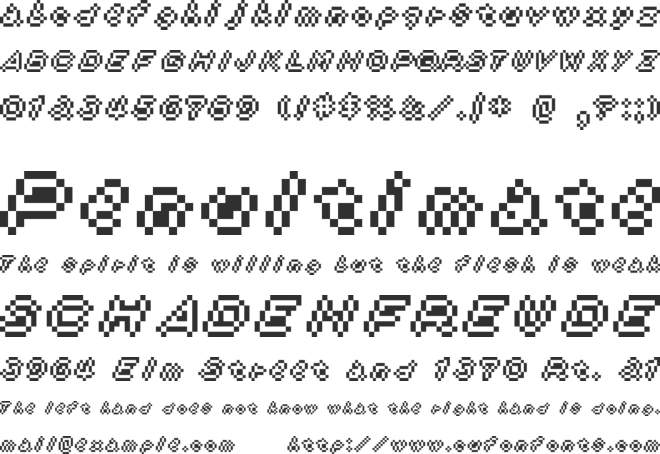 DigitalDrip font preview