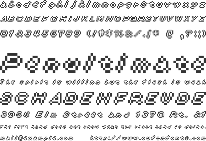 DigitalDrip font preview