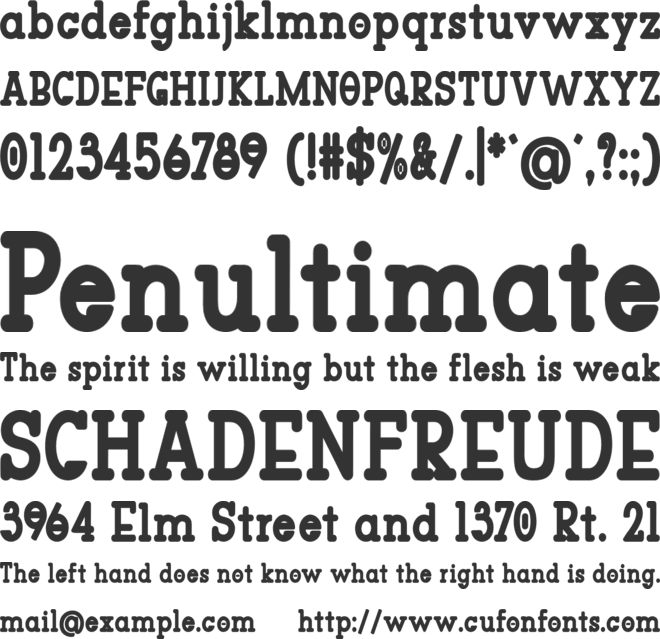 beuton black font preview