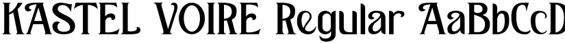 KASTEL VOIRE font download