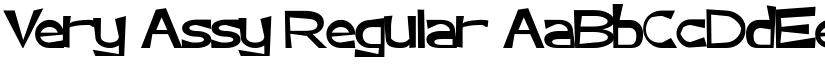 Very Assy Regular font