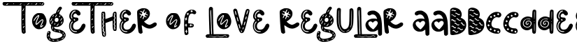 Together Of Love Regular font
