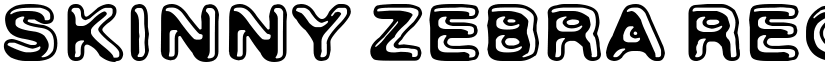 Skinny Zebra Regular font