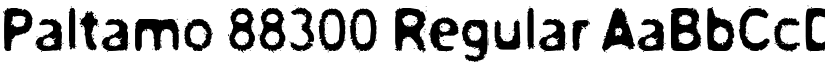 Paltamo 88300 Regular font