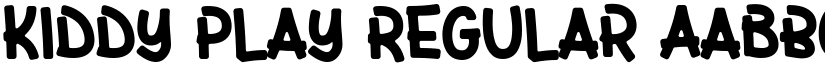 Kiddy Play Regular font