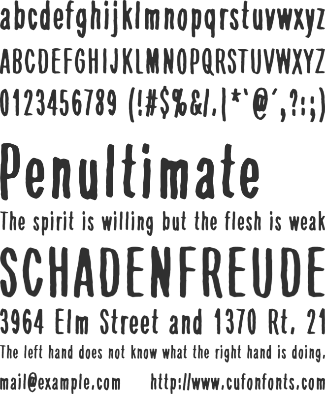 Viimeinen syksy font preview