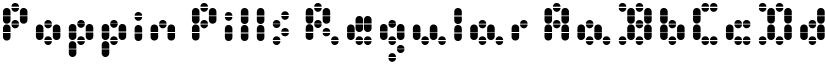Poppin Pills Regular font