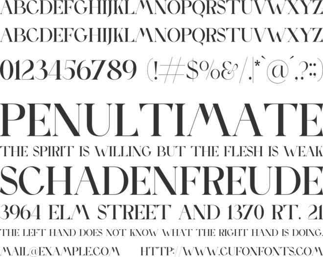 MATIOTT ELEGANT FONT font preview