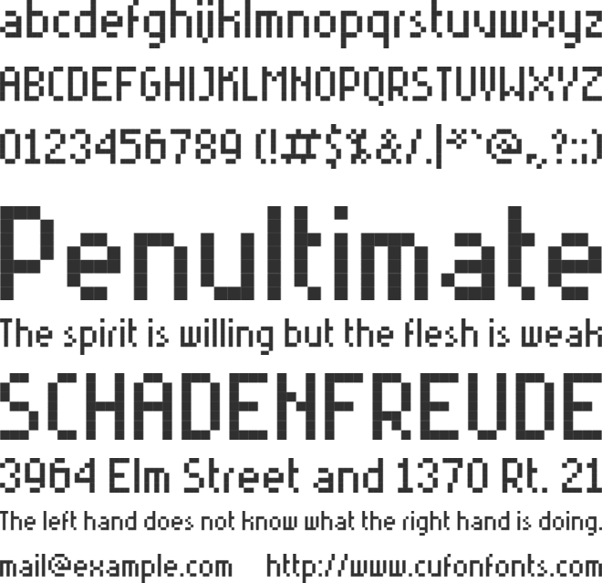Rittswood Young font preview