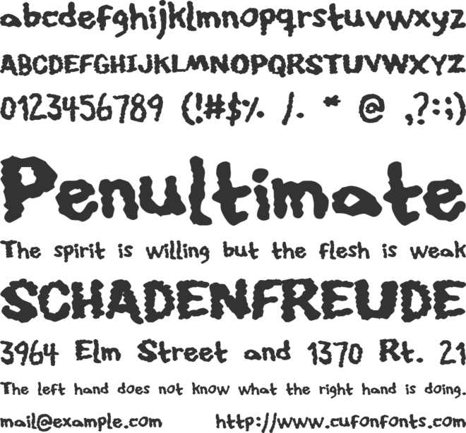 Youthquake font preview