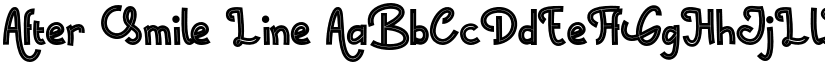 After Smile Line font