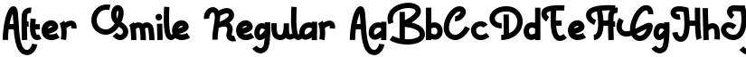 After Smile Regular font