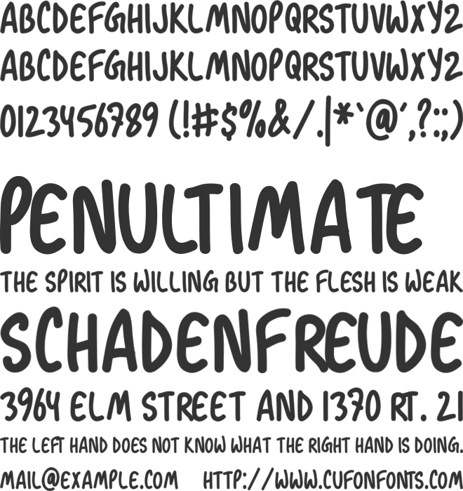 Autumn Season font preview