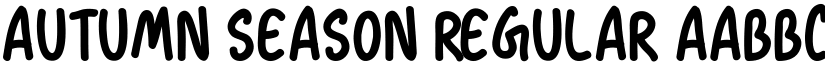 Autumn Season Regular font
