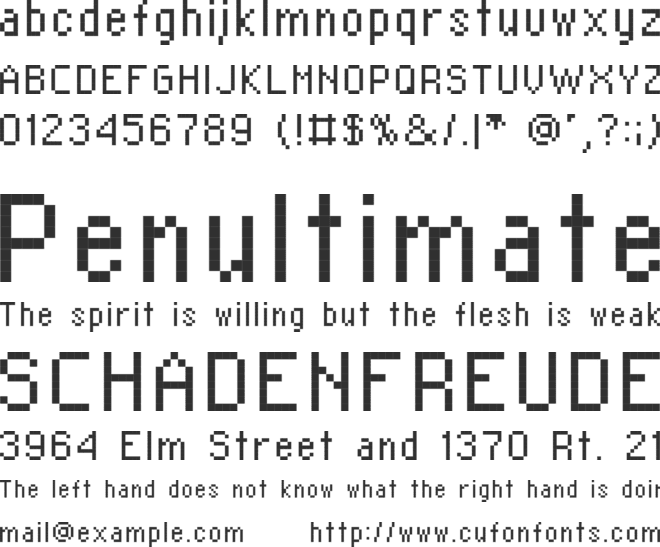 Rittswood Plaza font preview