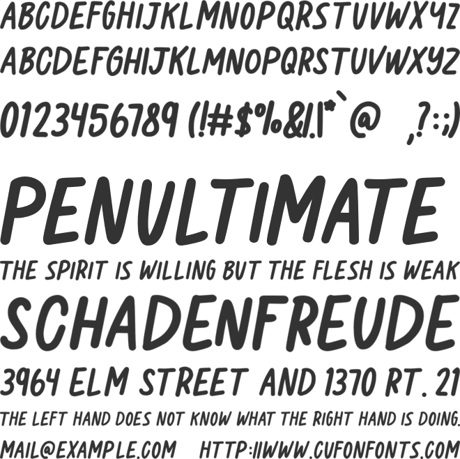 SotoKaroMi font preview