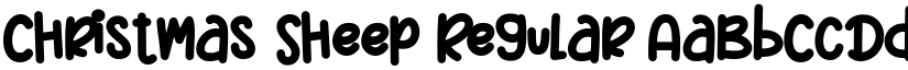 Christmas Sheep Regular font