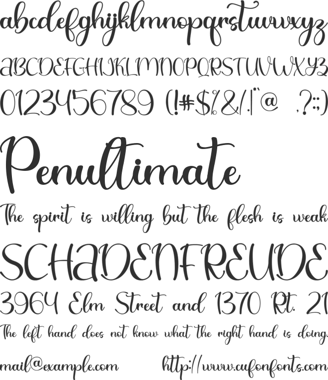 Christmas Bear - Personal Use font preview