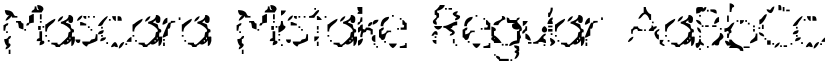 Mascara Mistake Regular font